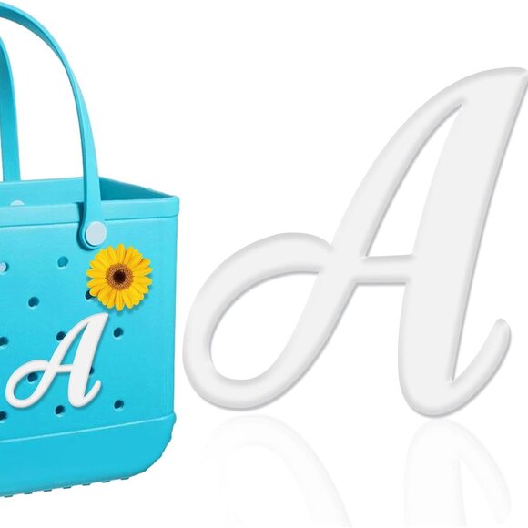 Letter Charms for Bogg Bag,Alphabet Lettering Accessories Charms Compatible with - Picture 1 of 7